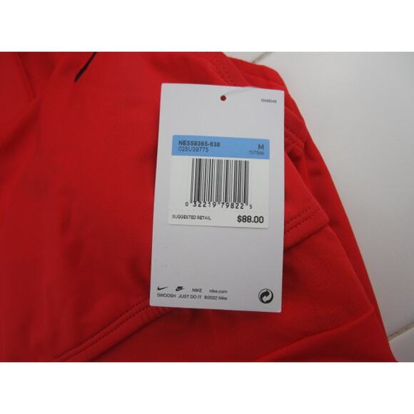 Nike Swim One Piece Mesh V-Back Solid Red Women's Medium NESS9365-638 - Picture 4 of 6